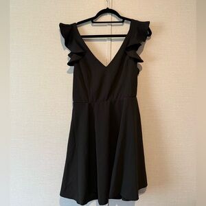 Altard State Dress with Open Back and Ruffle Straps